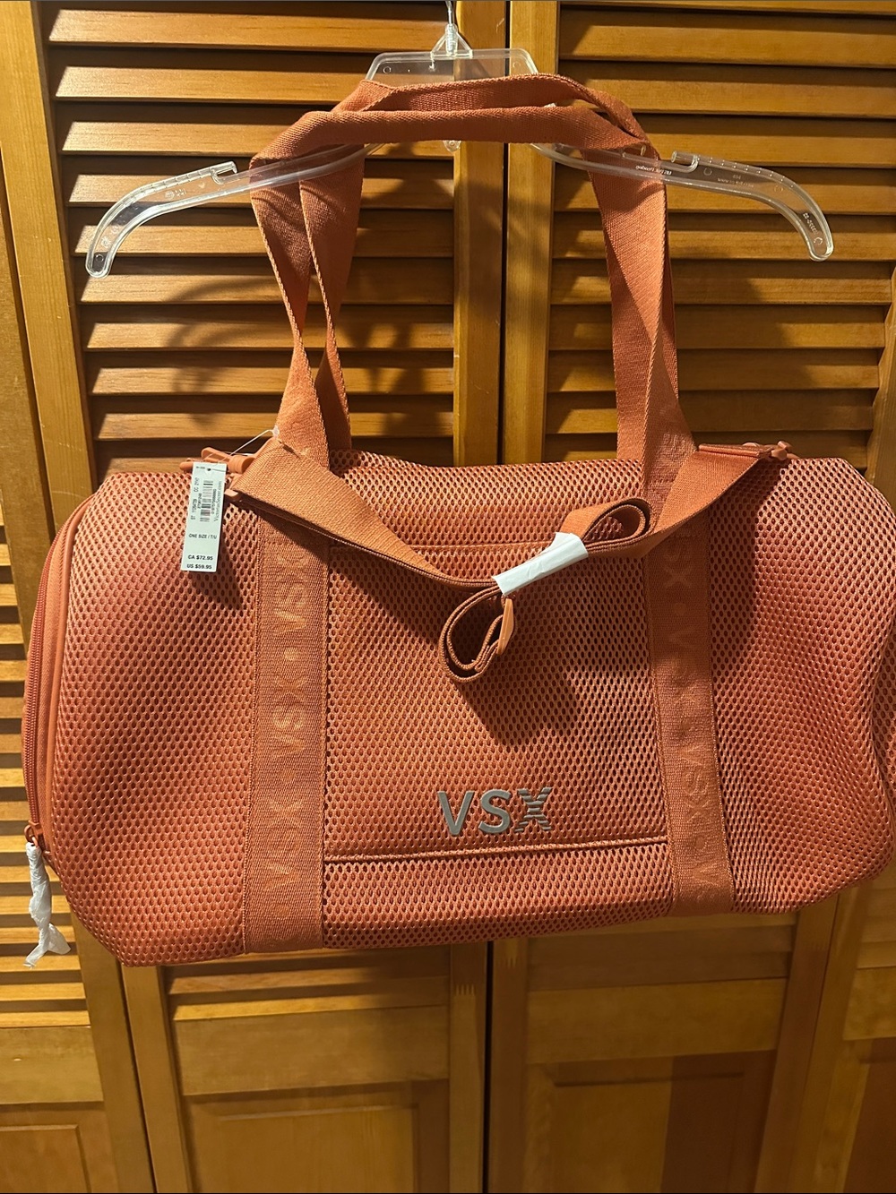 Victoria's Secret Terracotta Mesh Weekender Duffel